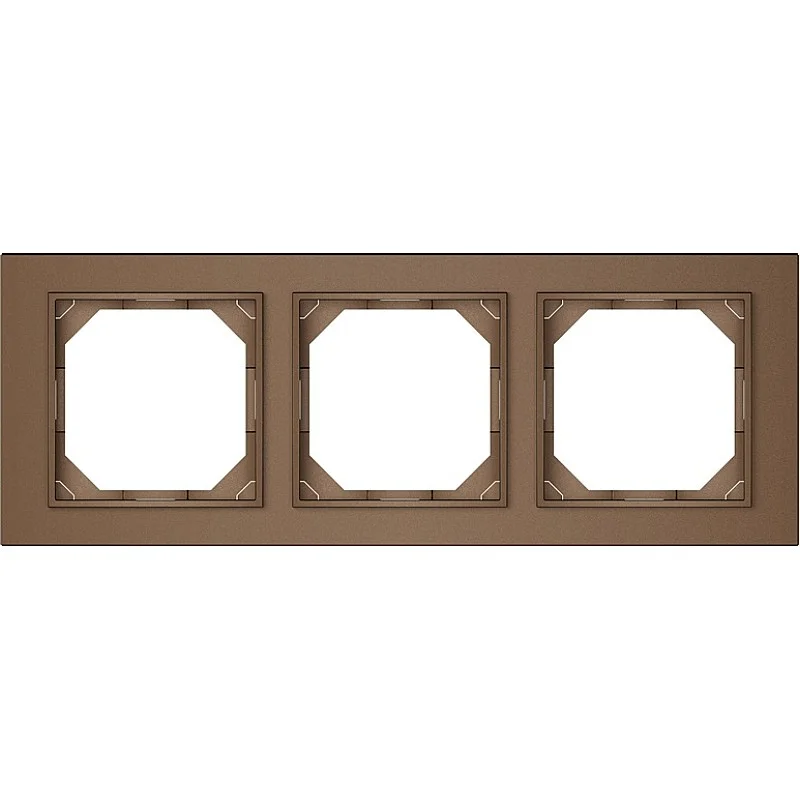 Trivietis rėmelis VILMA QR1000. mocha spalvos