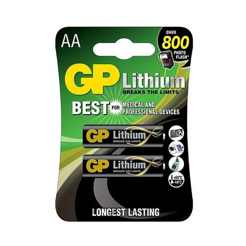 BATTERIES LITHIUM AA 1.5V 2PCE BATTERIES LITHIUM AA 1.5V 2PCE