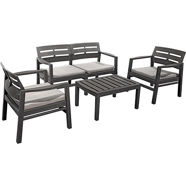 FURNITUR SET GARDEN JAVA ANTHR WITH PILL