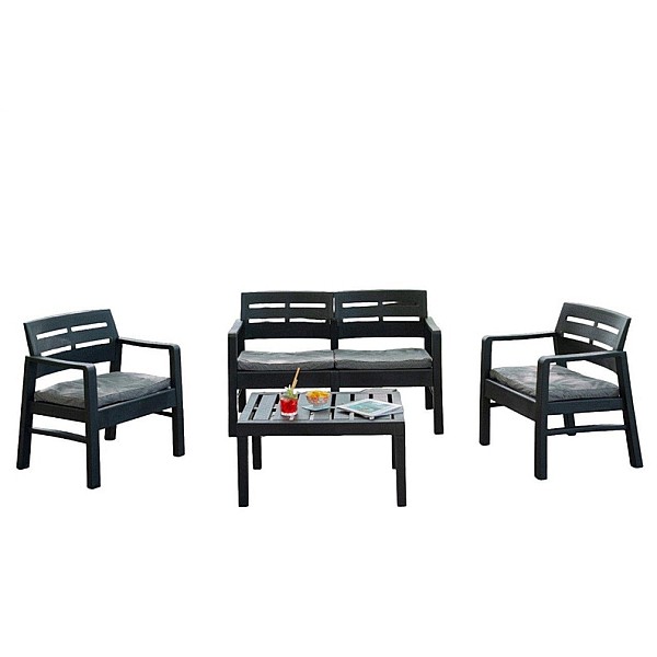 FURNITUR SET GARDEN JAVA ANTHR WITH PILL