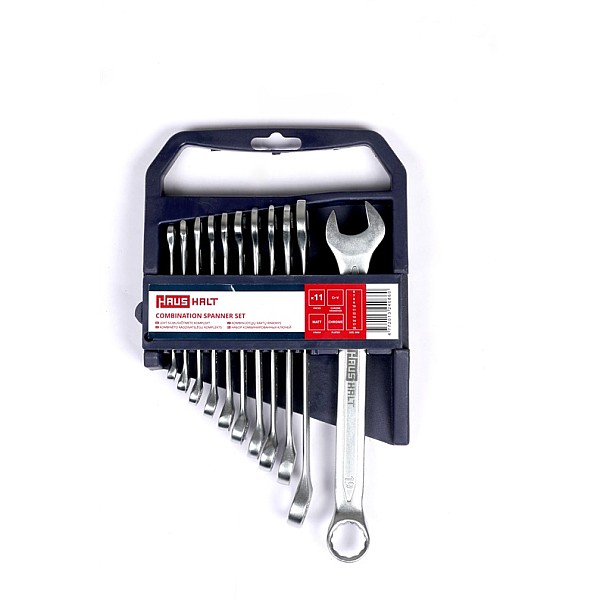 COMBINATION SPANNER SET HAUSHALT 11 PCS