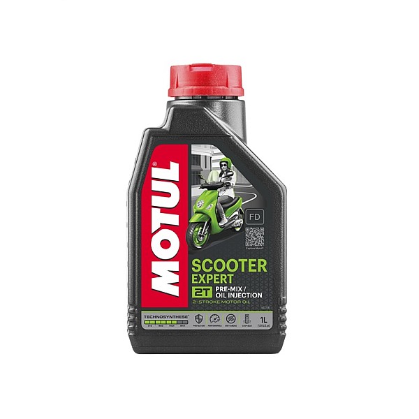 Motociklų variklių tepalas MOTUL SCOOTER EXPERT 2T. 1 l