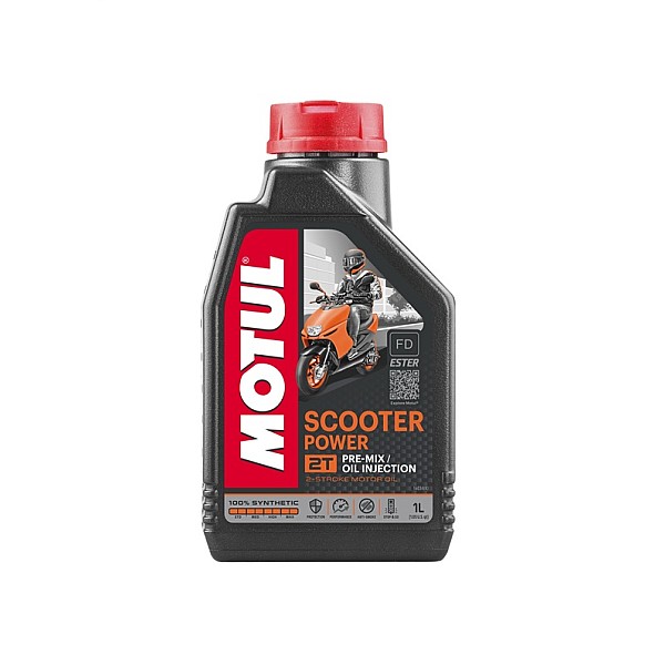 Motociklų variklių tepalas MOTUL SCOOTER POWER 2T. 1 l