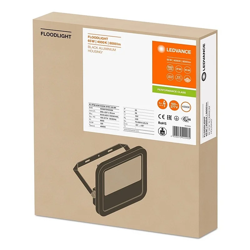 FL PFM 65W/4000K SYM 100 BK LEDV FL PFM 65W/4000K SYM 100 BK LEDV