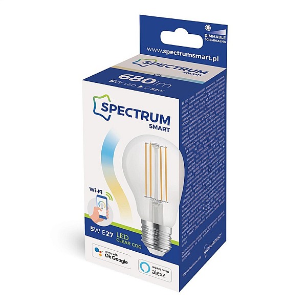 LED SP. SMARTWIFI A60 5W E27 CCT+DIM CL