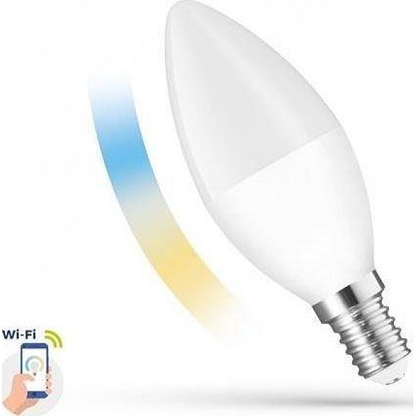 LED SP. SMARTWIFI B38 5W E14 CCT+DIM FR