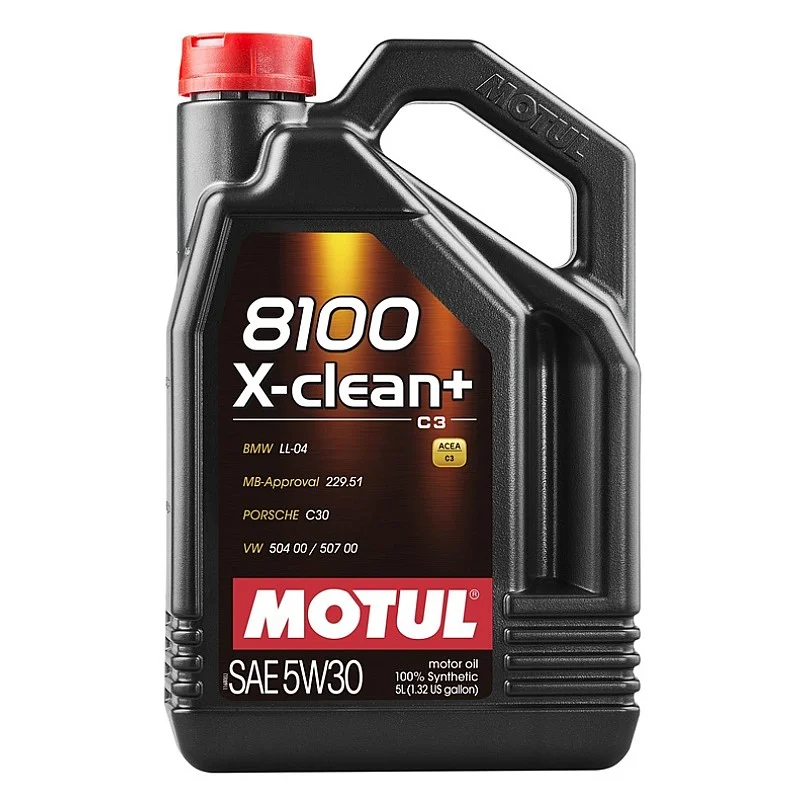 Automobilio variklio tepalas Motul 8100 X-Clean. 5W-30. 5 l