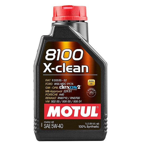 ENGINE OIL MOTUL 8100X-CLEAN 5W40 1L