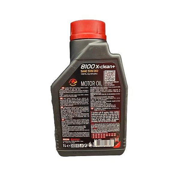 ENGINE OIL MOTUL 8100X-CLEAN+ 5W30 1L