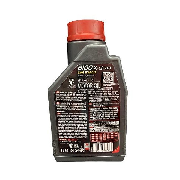 ENGINE OIL MOTUL 8100X-CLEAN 5W40 1L