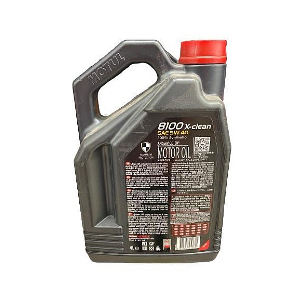 ENGINE OIL MOTUL 8100X-CLEAN 5W40 4L