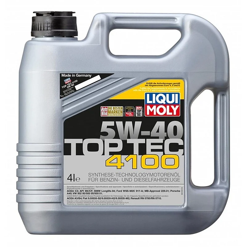 AUTO MOTOREĻĻA LIQUI MOLY 4100 5W-40 4L