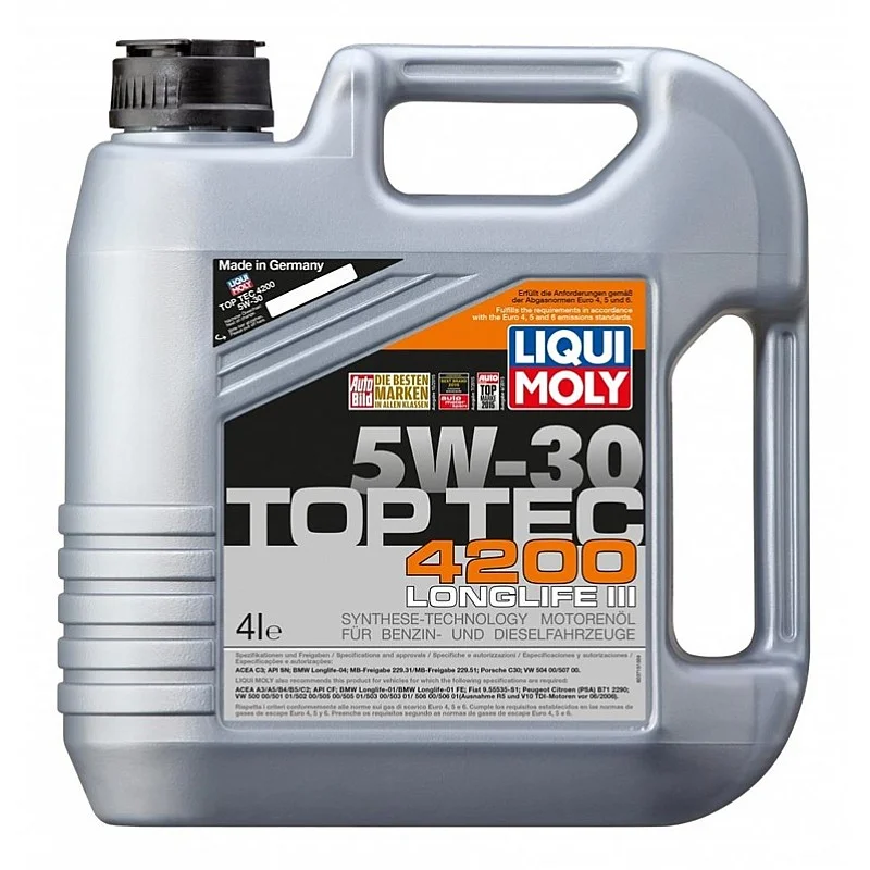 MOTOREĻĻA LIQUI MOLY 4200 LL 5W-30 4L