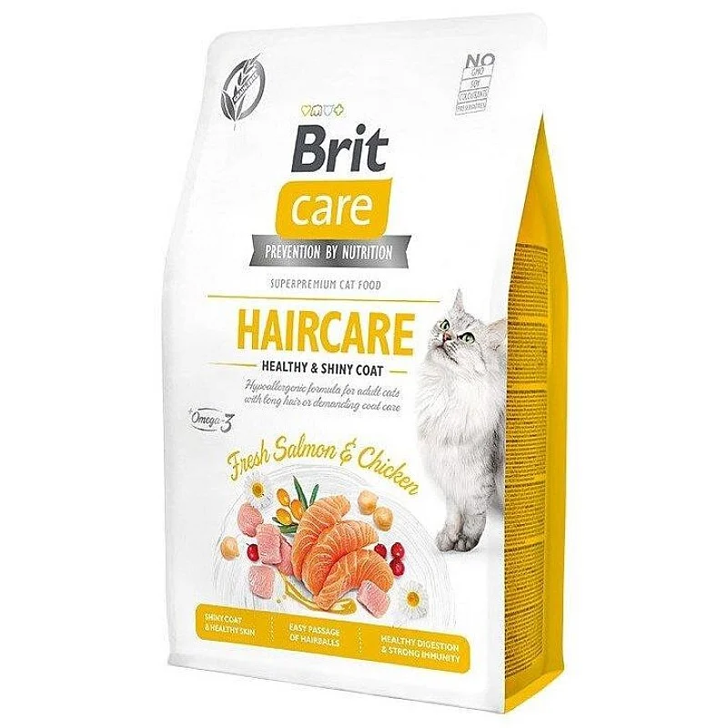 BRITCARE CAT HAIRCARE HEALTHY&SHINY 2KG