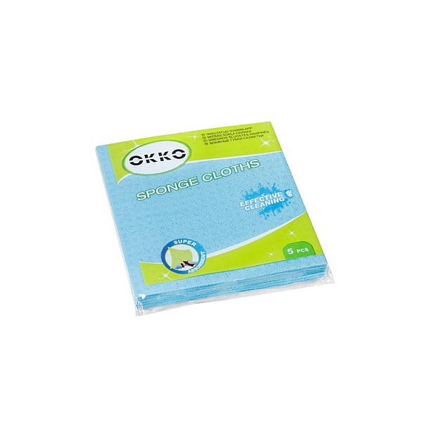 WET CLOTH-SPONGES OKKO 5PCE