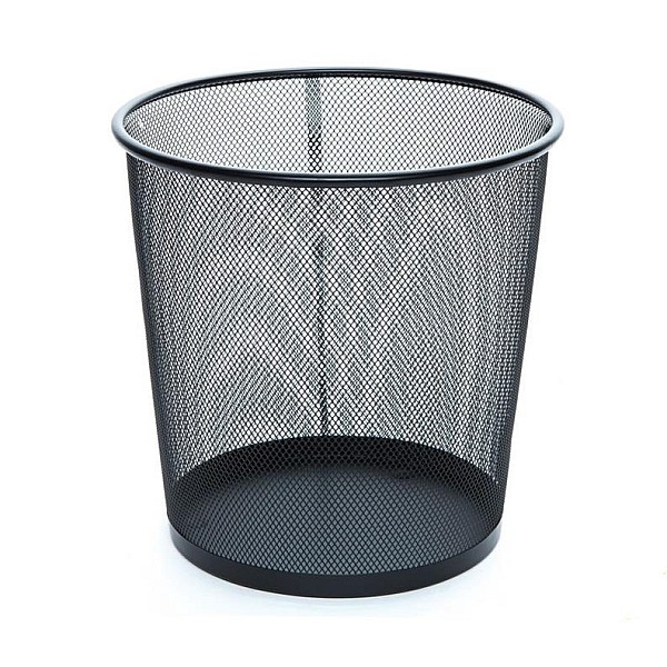 TRASH BIN MESHY ROUND BLACK 684004 OKKO