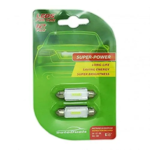 LED SPULDZE C5W 41MM. BALTAS.2GAB.CAN LED SPULDZE C5W 41MM. BALTAS.2GAB.CAN