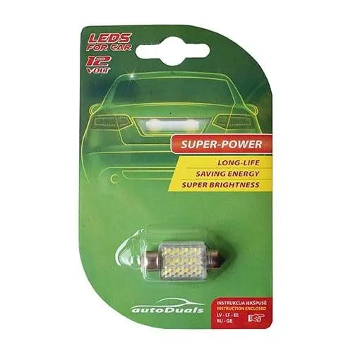 AutoDuals 27SMD-LED 3D 36mm Light Bulb AutoDuals 27SMD-LED 3D 36mm Light Bulb