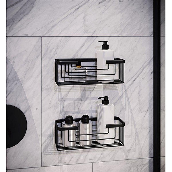 SHOWER BASKET STAINLESS STEEL GEDY 2419