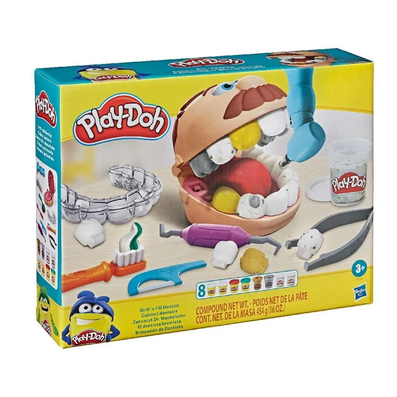 Rotaļl. modelīns playdoh zobārsts f1259