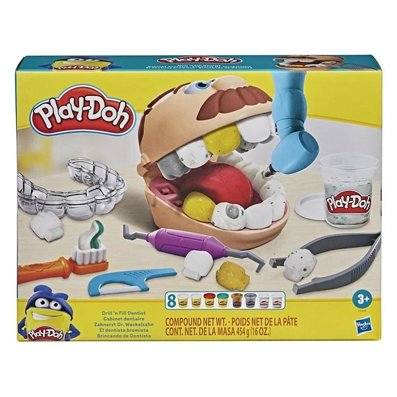 Rotaļl. modelīns playdoh zobārsts f1259 Rotaļl. modelīns playdoh zobārsts f1259