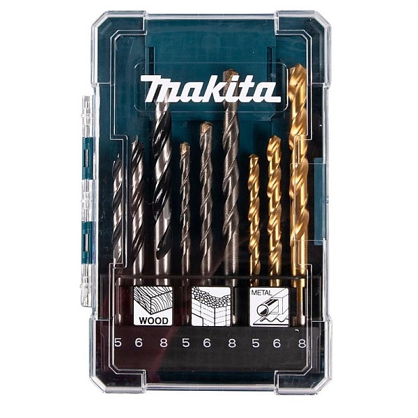 DRILL BIT ASSORTMENT WOOD METAL MASONRY