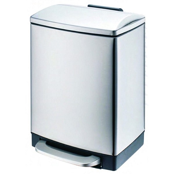 BIN SQUARE WITH PEDAL T-F11606SS 6L SATI