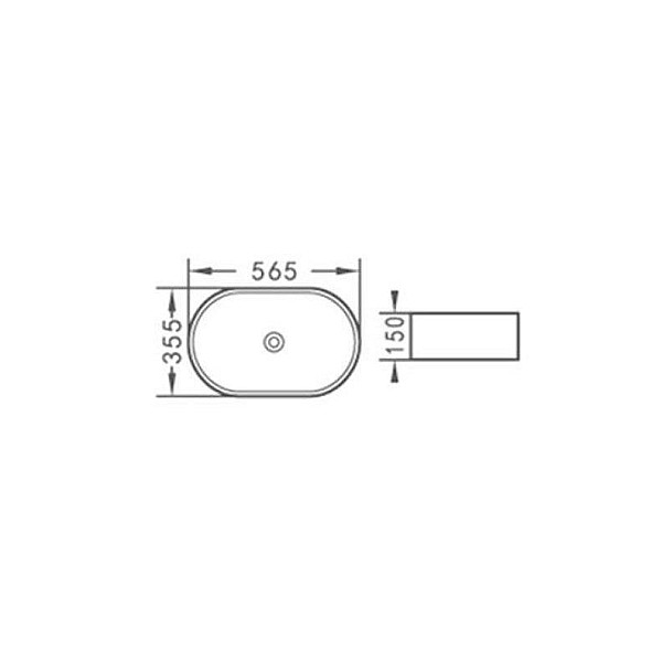 WASHBASIN 56 CM TOP ACB8183