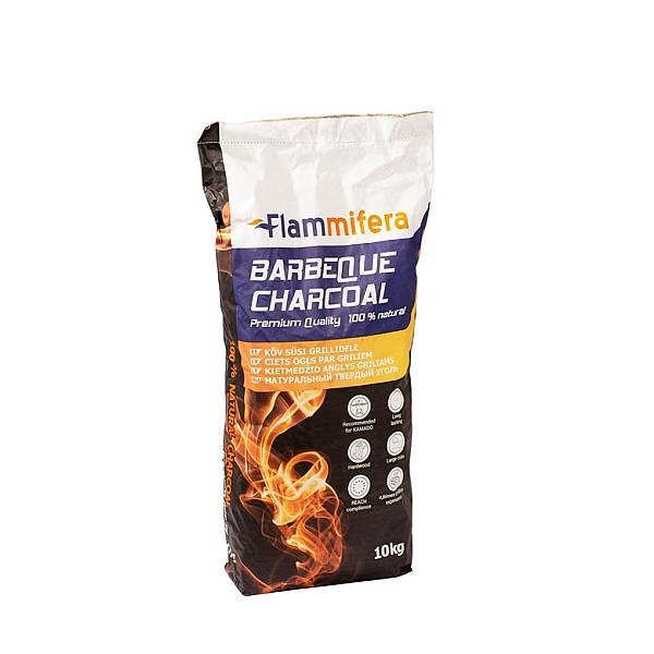 HARDWOOD LUMP CHARCOAL LARGE PIECES 10KG