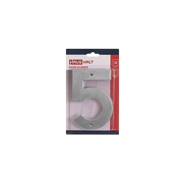 HOUSE NUMBER STAINLESS STEEL SS-5 145MM