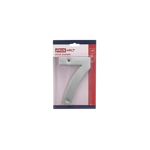 HOUSE NUMBER STAINLESS STEEL SS-7 145MM