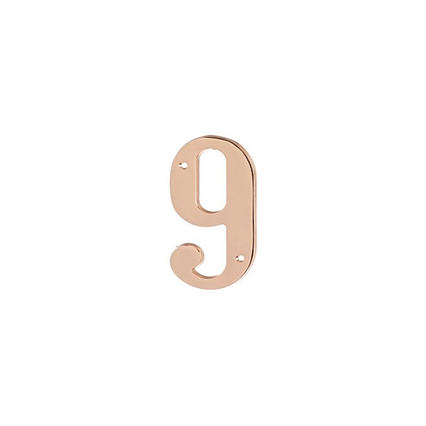 BRASS HOUSE NUMBER BP-9 145MM BRASS