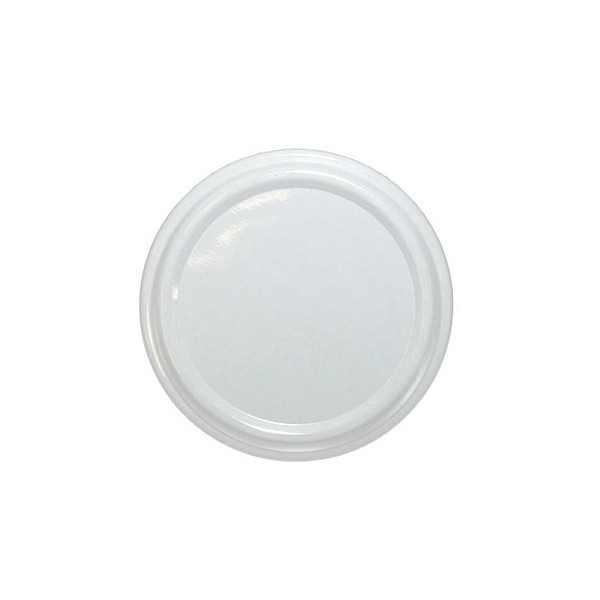 LIDS FOR JARS 100MM WHITE PACKED 10PCS