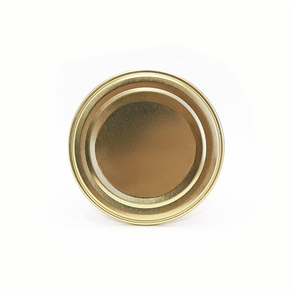 LIDS FOR JARS 82MM GOLD PACKED 10PCS