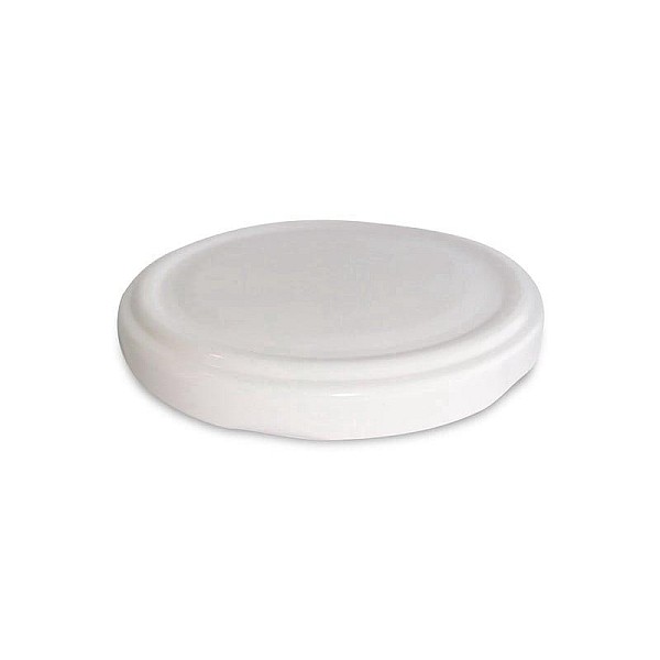 LIDS FOR JARS 82MM WHITE PACKED 10PCS