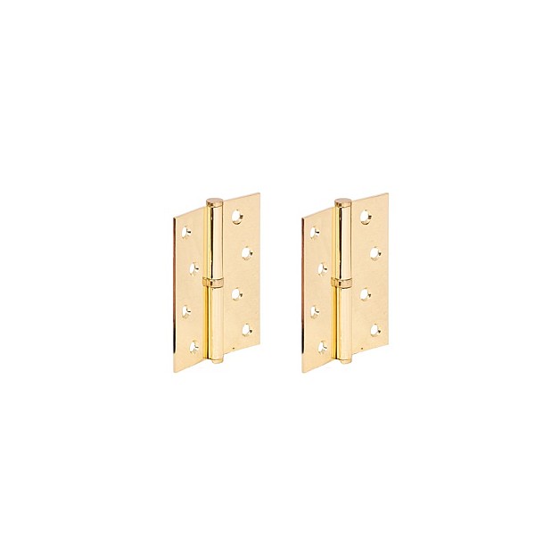 HINGE DOOR 100X75X2.5 PB BRASS-PLATE