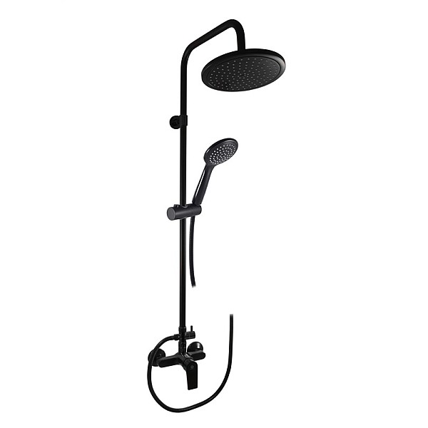 SHOWER SET WITH MIXER BLACK MT COLORADO