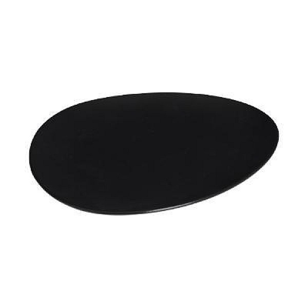 DESSERT PLATE GALET BLACK 23CM