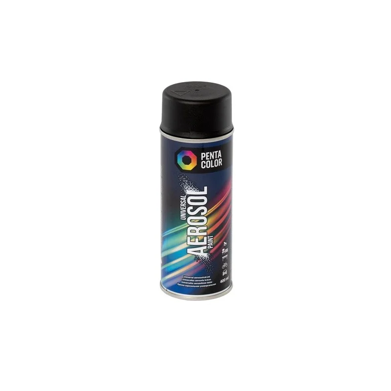 PAINT AEROS PENTA BLACK MAT 400ML R-9005