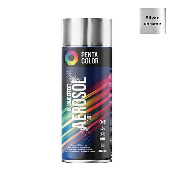 PAINT AEROSO PENTA SILVER-CHROME 400ML