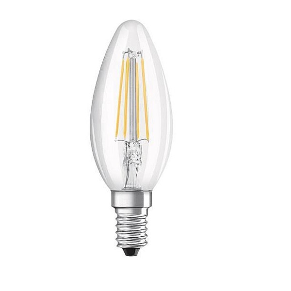 LED BULB B35 4.3W E14 2700K 470LM FILAM