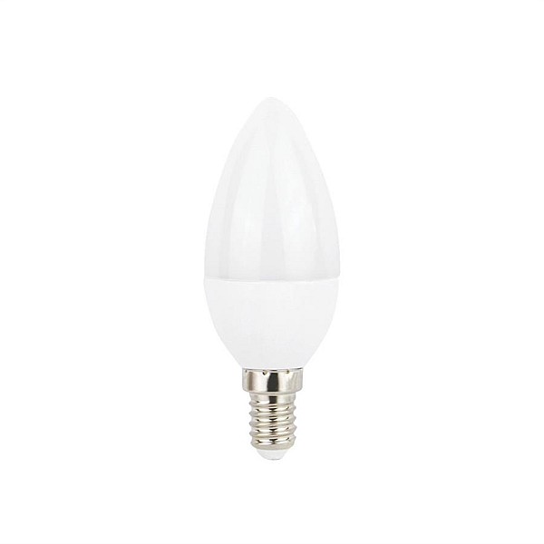 LED SPULDZE C37 4WE14 3000K 340LM MATĒTA