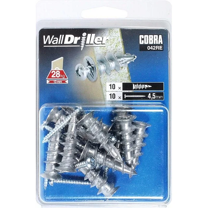 DĪBELIS ĢIPŠK. 4X25 MM METĀLA 10 GAB. DĪBELIS ĢIPŠK. 4X25 MM METĀLA 10 GAB.