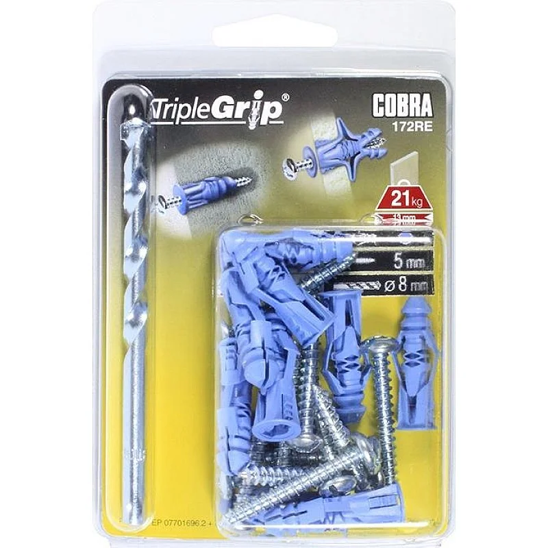 DĪBELIS ĢIPŠK. 5X32 MM PLASTM. 10 GAB. DĪBELIS ĢIPŠK. 5X32 MM PLASTM. 10 GAB.