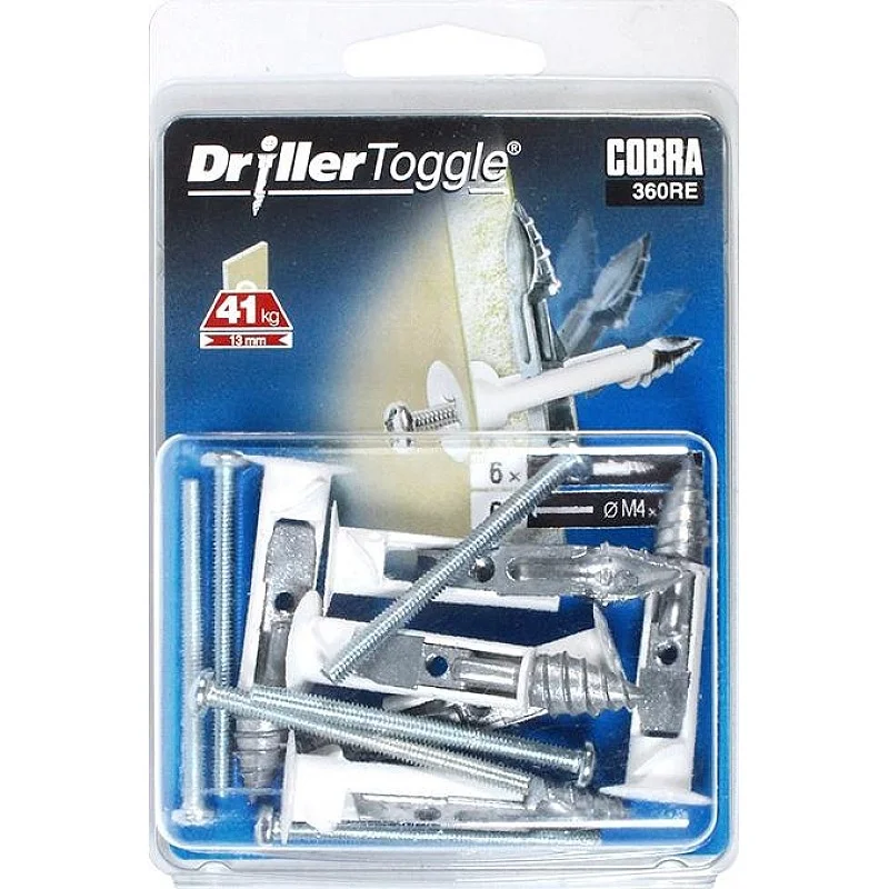 DĪBELIS ĢIPŠKARTONAM 10X53 MM 6 GAB. DĪBELIS ĢIPŠKARTONAM 10X53 MM 6 GAB.