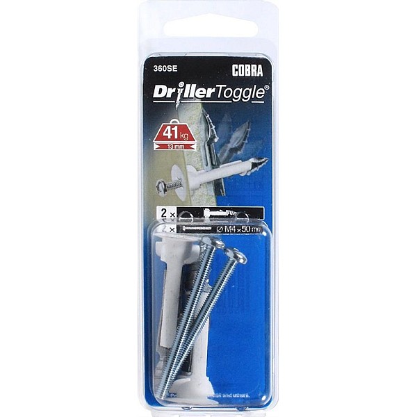 ANCHOR DRYW DRILLER 10X53 KOMBI 2 PCS