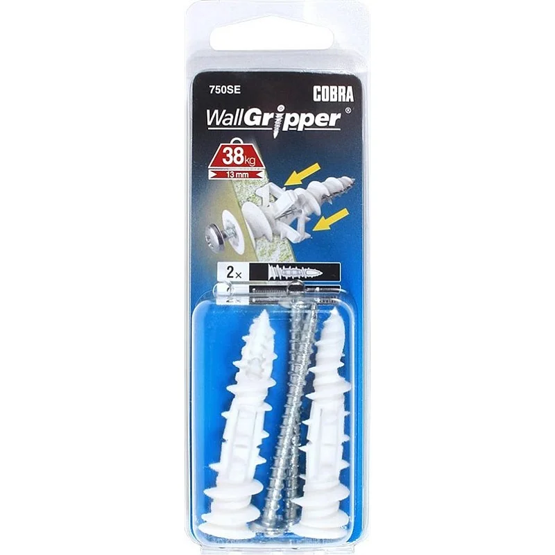 ANCHOR DRYW GRIPPER 4X54 NAILON 2 PCS