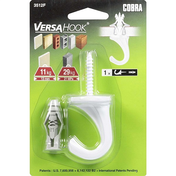 HOOK VERSA 6X66 YELLOW 1 PCS