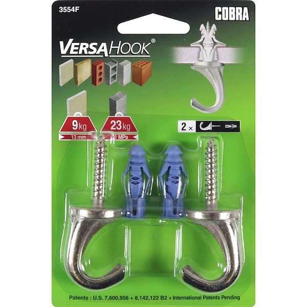 HOOK VERSA 6X66 NIKEL 2 PCS