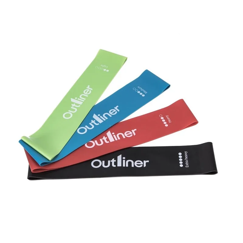 ELASTIC EXERCIZE LOOPS SET 3 PCS LP8412